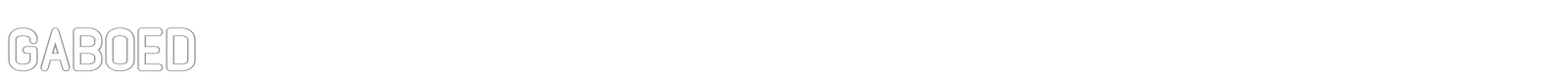 Gaboed font preview